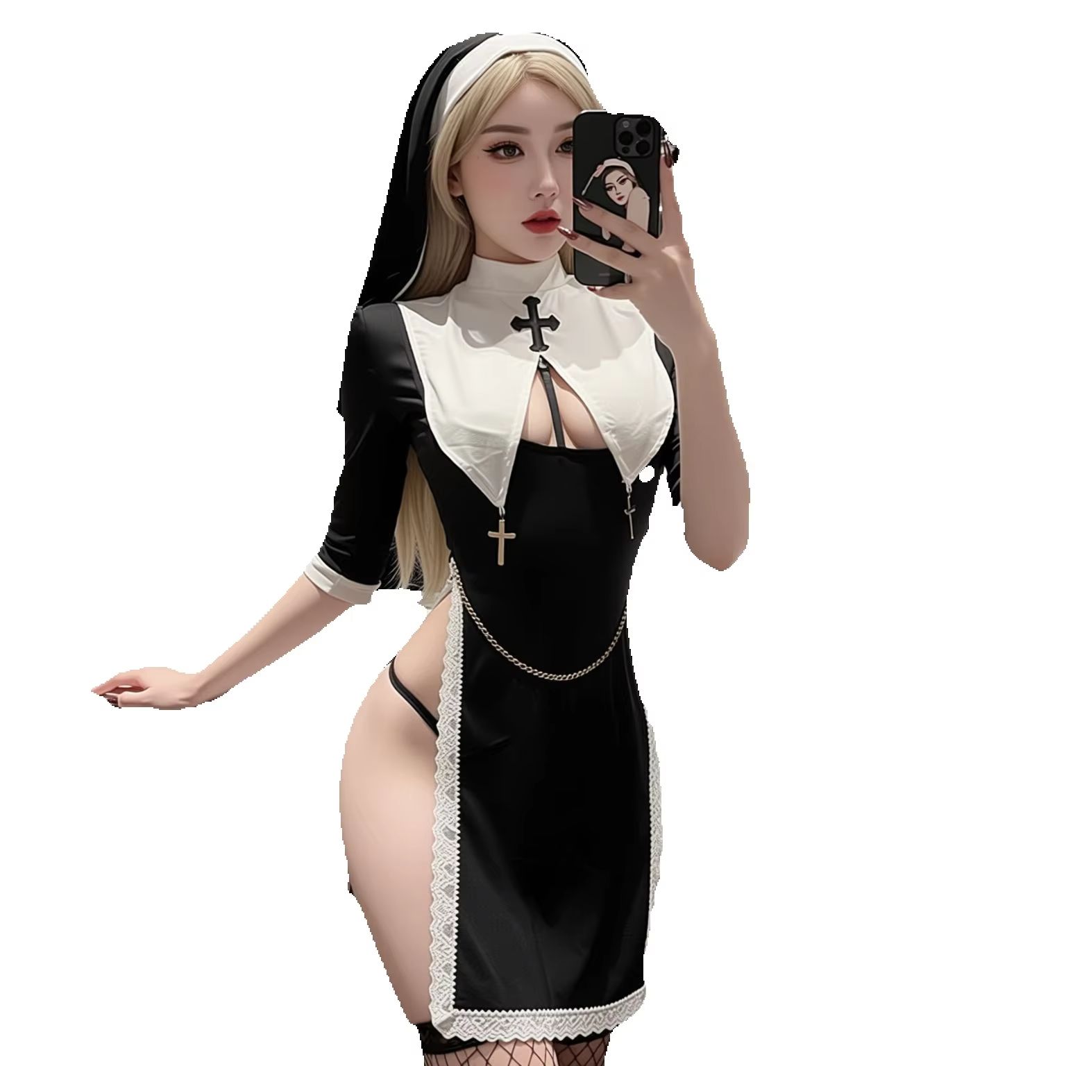 Garter Belt Set - New Design Women's Sexy Hollow Out