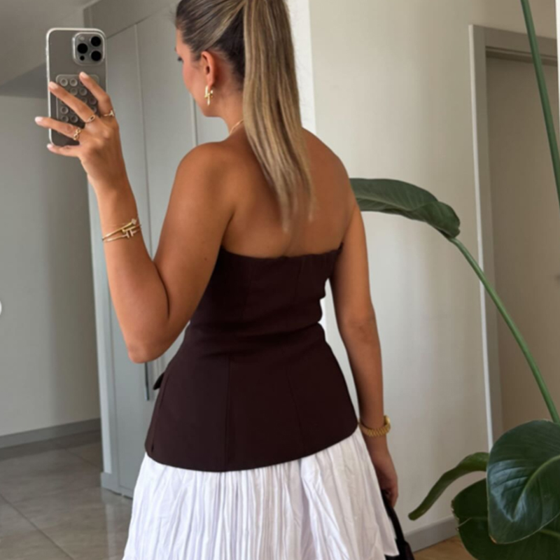 HXAO Strapless Tube Top Women  - Strapless Bra Backless ulasan dan harga