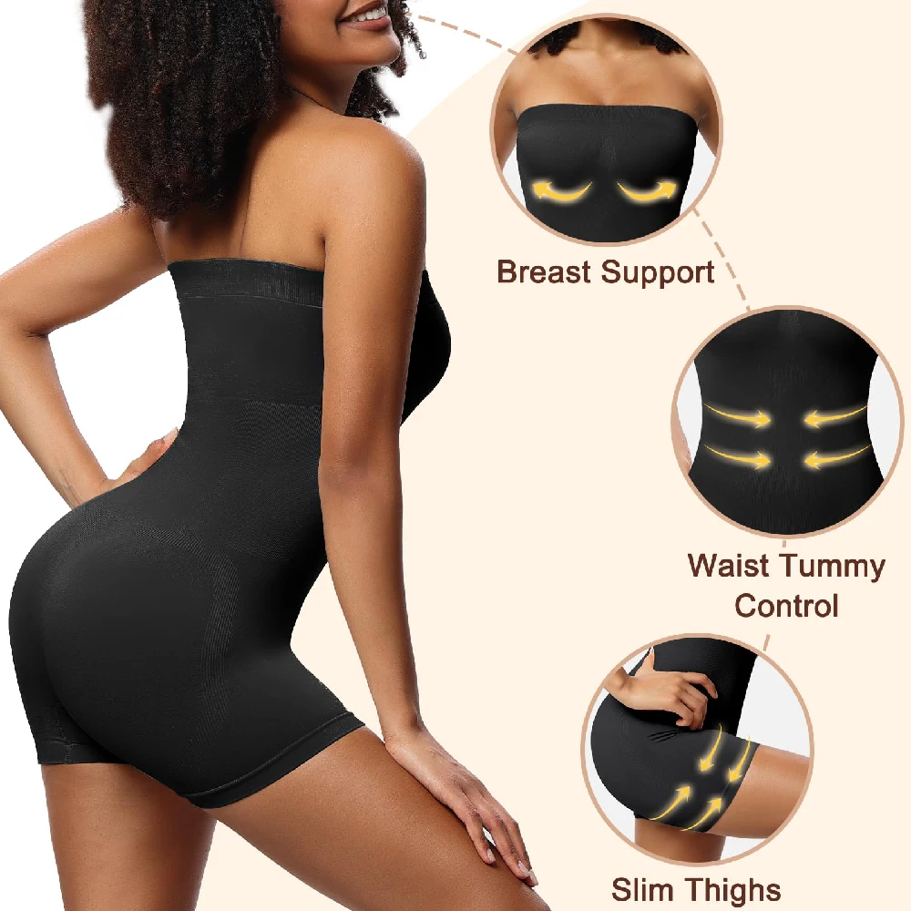1PCS Tummy Control Butt Lifter - Shapewear Bodysuit Firm ulasan dan harga