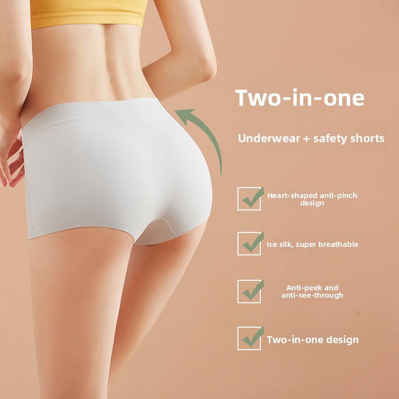 Women's 2-in-1 Seamless Boysho - Boyshort Underwear ulasan dan harga